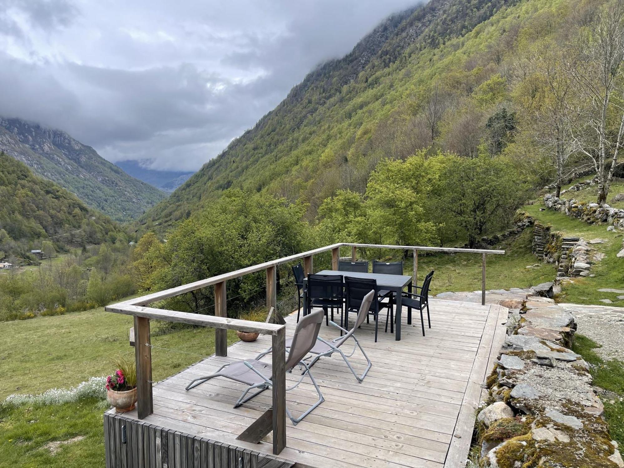 Grange Renovee, Pyrenees Ariegeoises, Gite Haute Ariege Auzat Exterior foto